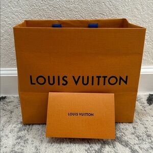 Louis Vuitton shopping bag and receipt holder small size